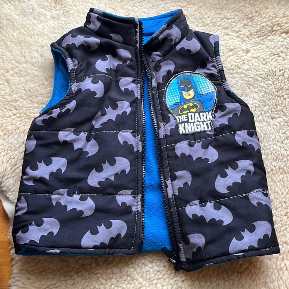 Boys 2T batman vest